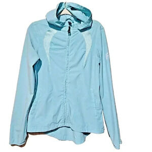 Fox Racing Womens Size Small Active Lightweight Windbreaker Jacket Hood Running